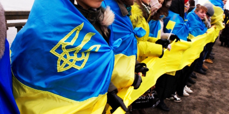 «УДАР Віталія Кличка» організовував флешмоб до Дня Соборності України