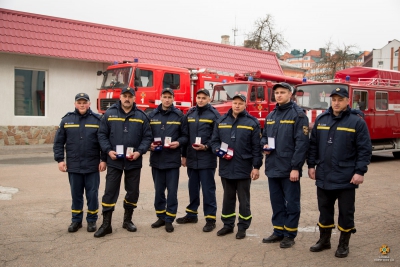 Тернопільських рятувальників нагородили почесними відзнаками