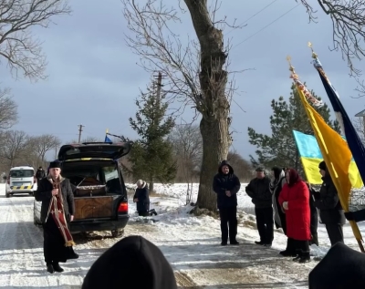 На Тернопільщині зустріли полеглого захисника Богдана Скрипника