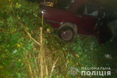 Нічна ДТП на Тернопільщині: автомобіль опинився у кюветі, водій - у лікарні