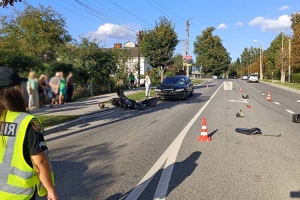 На Тернопільщині мотоцикл протаранив в іномарку