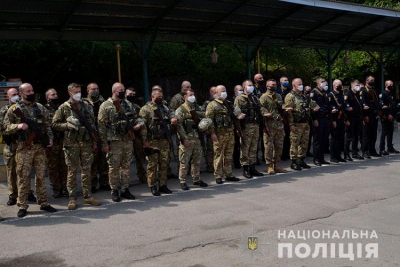 Зведений загін поліцейських Тернопільщини вирушив у зону ООС