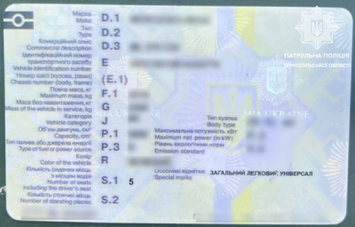 У Тернополі поліцейські затримали водія з фальшивими документами документи