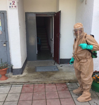На Тернопільщині провели дезінфекцію у домашніх вогнищах коронавірусу