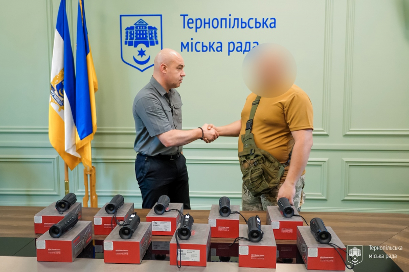 Тернопіль для ЗСУ: 6 вересня передали 10 тепловізорів для бійців 55 батальйону – Сергій Надал