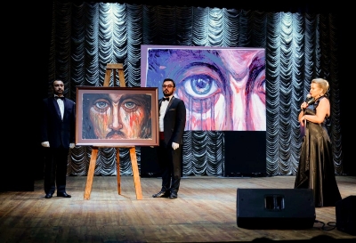 Картину художника з Тернопільщини Олега Шупляка придбали на аукціоні за 150 тисяч гривень