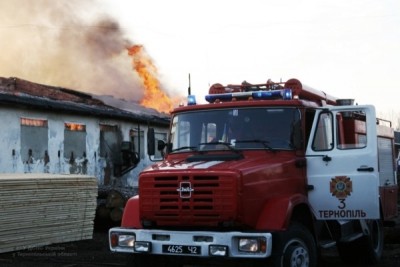 У Тернополі горів цех: є потерпілі