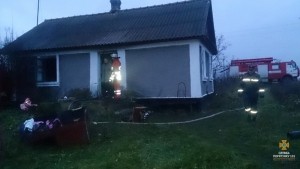 У селі на Тернопільщині палав житловий будинок