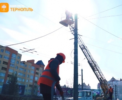 У Тернополі замінили понад 1400 вуличних ліхтарів