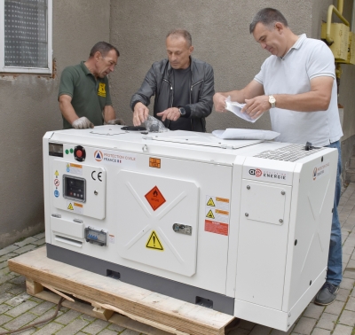 Дитячому садочку на Тернопільщині французькі партнери передали генератор