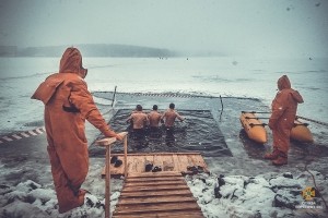 За водохресним обрядом у Тернополі стежили рятувальники