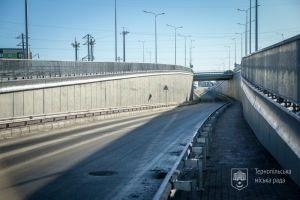 У Тернополі відкрили нову дворівневу транспортну розв’язку в районі Гаївського шляхопроводу
