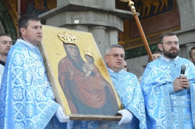 Ікона з Тернопільщини, яку коронував Папа Римський продовжує своє паломництво Італією