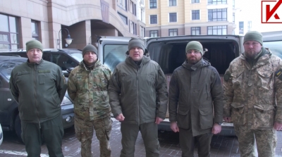 Палатний: «Українська команда» передала індивідуальні набори для обігріву батальйону «Свобода»