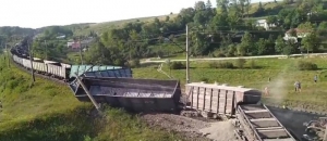 На Тернопільщині зійшли з рейок вантажні вагони