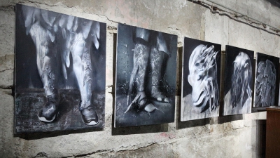 У Тернополі київські художники показали стан душі людей, які покинули дім (фоторепортаж)