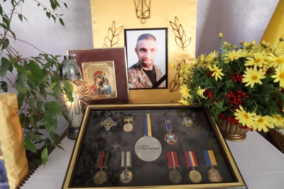 У Тернополі відкрили меморіальну дошку добровольцю Андрію Стойку (фоторепортаж)
