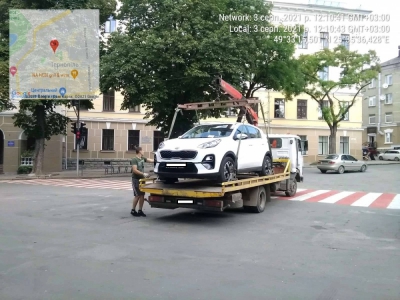 Найбільше порушень правил паркування - у центрі Тернополя
