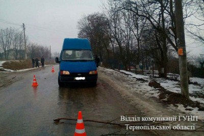 На Тернопільщині під колесами буса загинула жінка