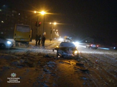 У Тернополі - вісім аварій за добу