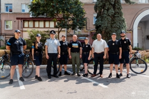 У Тернополі презентували поліцейський велопатруль