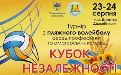 У Тернополі відбудеться турнір з пляжного волейболу