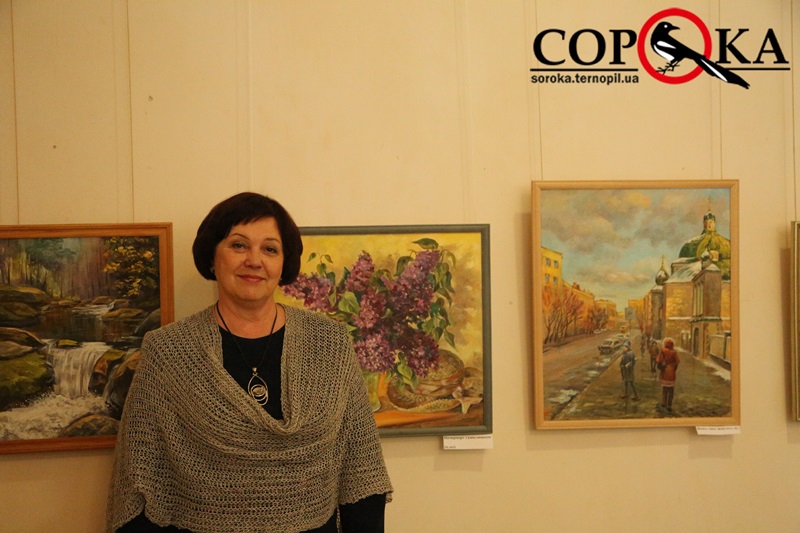 У Тернополі представили персональну виставку відомої місцевої художниці (фото)