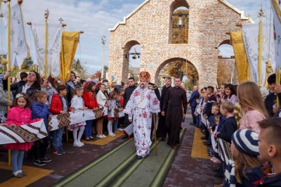 У селі на Тернопільщині освятили новозбудований храм