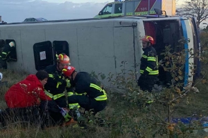 На Тернопільщині в результаті перекидання рейсового автобуса постраждали дев’ятеро пасажирів