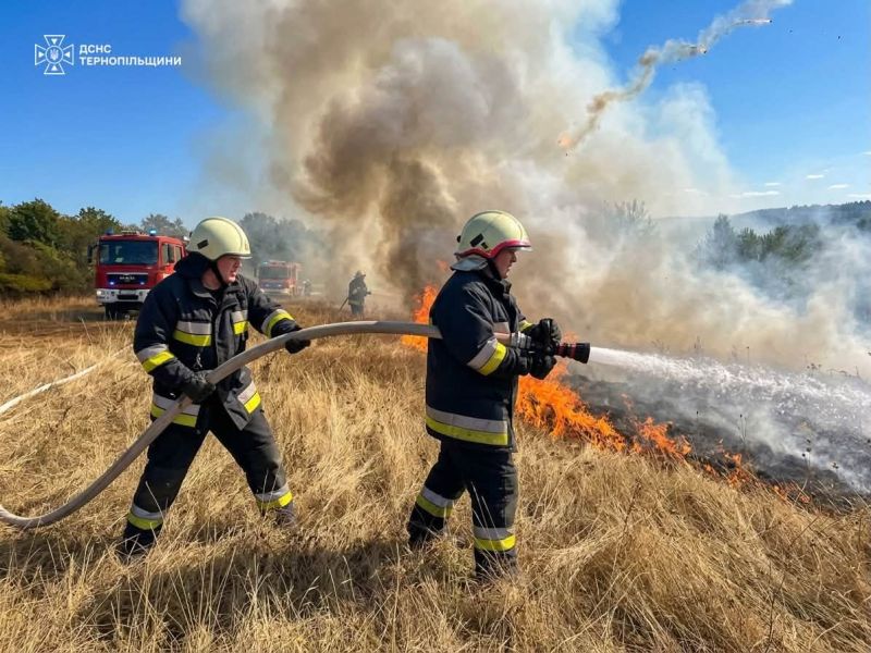 На Тернопільщині за добу рятувальники ліквідували 5 пожеж