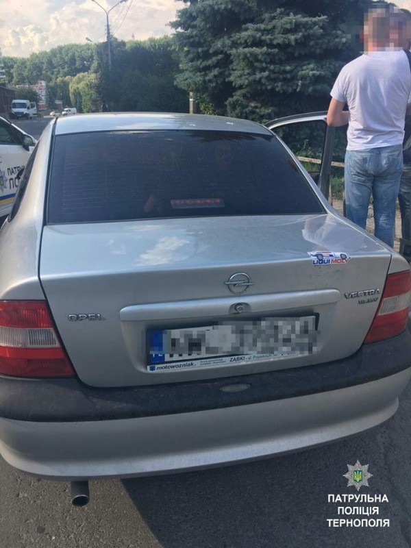 П&#039;яного водія тернопільські патрульні таки наздогнали