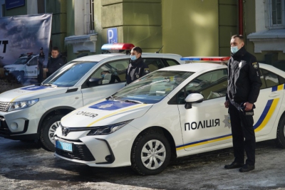 Автопарк тернопільської поліції поповнився новими автівками