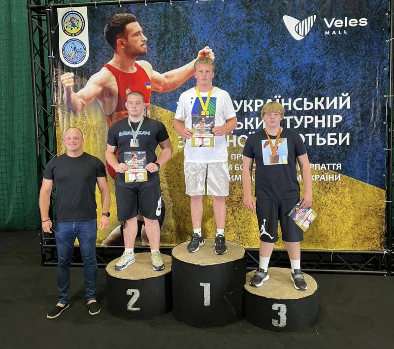 Спортсмен з Тернопільщини здобув “бронзу” всеукраїнського турніру з вільної боротьби
