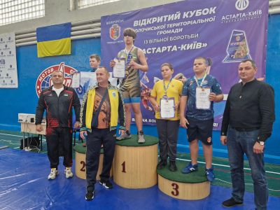 Тернопільські борці вибороли нагороди на Відкритому кубку Волочиської громади