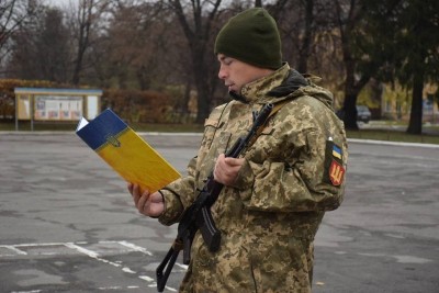 У Тернополі молоді контрактники склали присягу