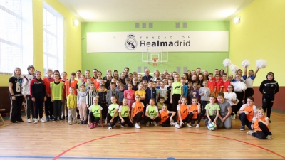 В одній із тернопільських шкіл відкрили соціально-спортивну школу Фонду «Реал Мадрид»