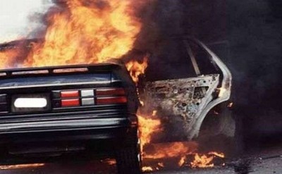 Вночі на Тернопільщині загорівся автомобіль. Рятувальники з&#039;ясовують причину пожежі