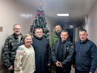 Святвечір із воїнами: Микола Люшняк відвідав військових на сході
