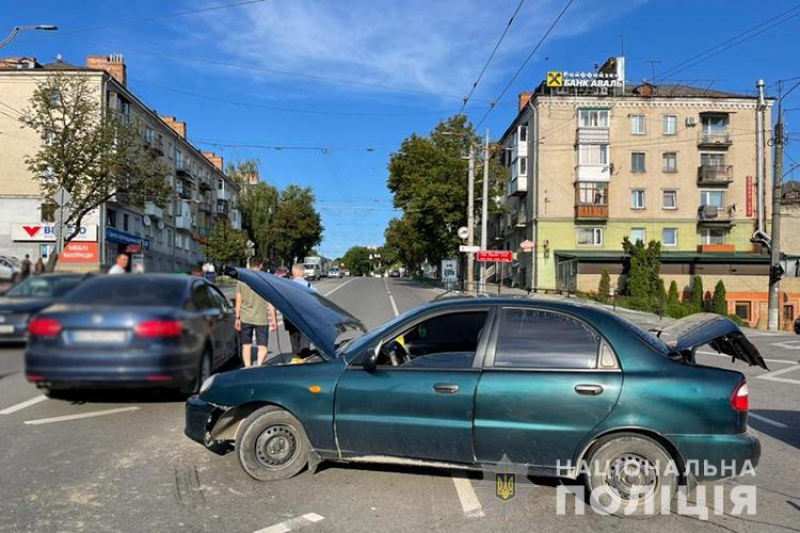 У центрі Тернополя трапилася ДТП