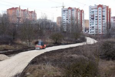У Тернополі облаштовують резервний проїзд на час перекриття Гаївського моста