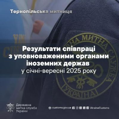 Завдяки міжнародній співпраці Тернопільська митниця виявила порушень митних правил на понад 25 мільйонів гривень