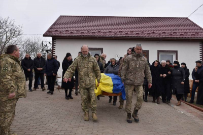 На Бучаччині провели в останню дорогу Михайла Фізя, який загинув в боях за Україну