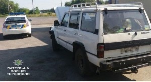 Тернопільські патрульні виявили авто, яке викрали у Львівській області