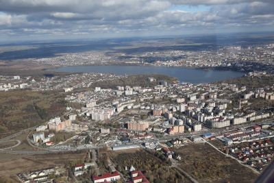 Видовищний Тернопіль побачили з кілометрової висоти (фото)