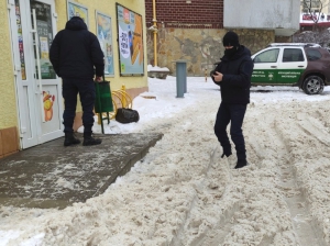 На підприємства та організації Тернополя, що неналежно очистили від снігу закріплені території, склали протоколи