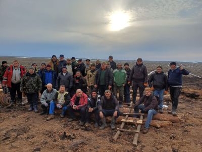 Команда добровольців з Тернопільщини допомогла будувати фортифікаційні споруди на сході