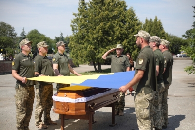 У Тернополі попрощалися з воїном Олексієм Ничиком