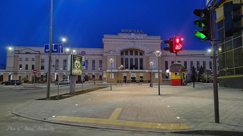 Реконструкція Привокзального майдану в Тернополі - на завершальному етапі