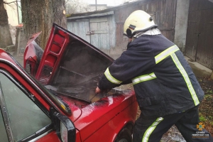 У Теребовлі загорівся автомобіль