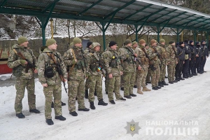 Зведений загін тернопільських поліцейських вирушив у зону ООС